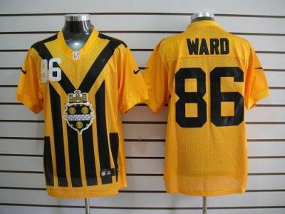 Jerseys Factory Cheap Nike Steelers #86 Hines Ward Gold 1933s Th