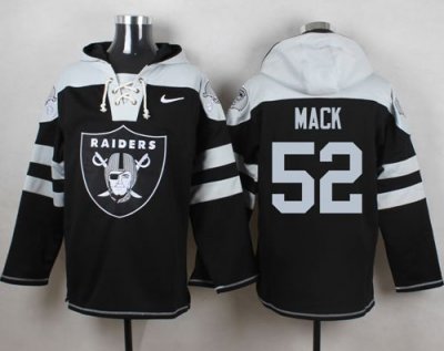 Jerseys Factory Cheap Nike Raiders #52 Khalil Mack Black Player