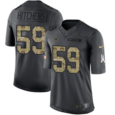 Jerseys Factory Cheap Nike Cowboys #59 Anthony Hitchens Black Me
