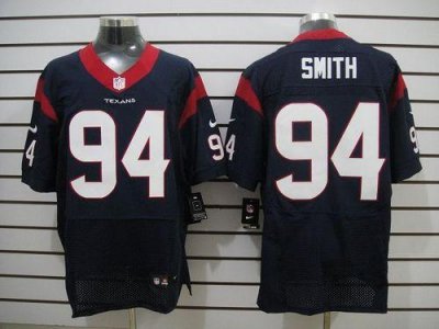 Jerseys Factory Cheap Nike Texans #94 Antonio Smith Navy Blue Te