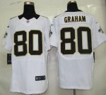 Jerseys Factory Cheap Nike Saints #80 Jimmy Graham White Men's E