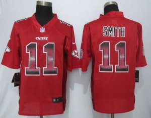 Jerseys Factory Cheap Nike Chiefs #11 Alex Smith Red Team Color