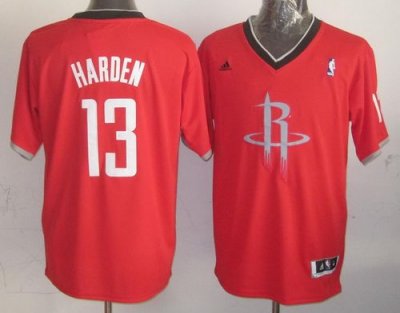 Jerseys Factory Cheap Rockets #13 James Harden Red 2013 Christma