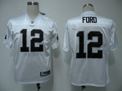 Jerseys Factory Cheap Raiders #12 Jacoby Ford White Stitched NFL