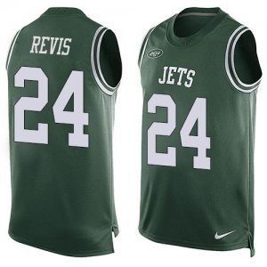Jerseys Factory Cheap Nike Jets #24 Darrelle Revis Green Team Co