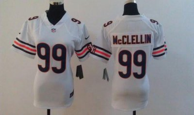 Jerseys Factory Cheap Nike Bears #99 Shea McClellin White Women'