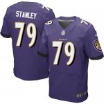 Jerseys Factory Cheap Nike Ravens #79 Ronnie Stanley Purple Team
