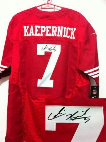 Jerseys Factory Cheap Nike 49ers #7 Colin Kaepernick Red Team Co