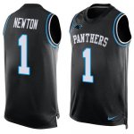 Jerseys Factory Cheap Nike Panthers #1 Cam Newton Black Team Col