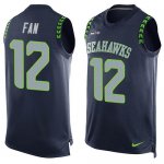 Jerseys Factory Cheap Nike Seahawks #12 Fan Steel Blue Team Colo