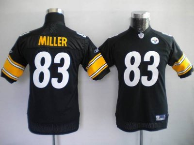 Jerseys Factory Cheap Steelers #83 Heath Miller Black Embroidere
