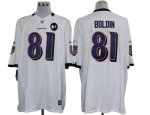 Jerseys Factory Cheap Nike Ravens #81 Anquan Boldin White With A