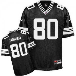 Jerseys Factory Cheap Nike Packers #80 Donald Driver Black Shado