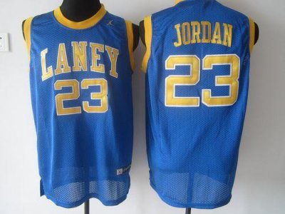 Jerseys Factory Cheap Bulls #23 Michael Jordan Blue Laney High S