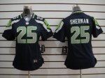 Jerseys Factory Cheap Nike Seahawks #25 Richard Sherman Steel Bl