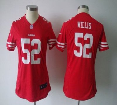 Jerseys Factory Cheap Nike 49ers #52 Patrick Willis Red Team Col