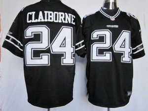 Jerseys Factory Cheap Nike Cowboys #24 Morris Claiborne Black Sh