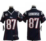 Jerseys Factory Cheap Nike Patriots #87 Rob Gronkowski Navy Blue