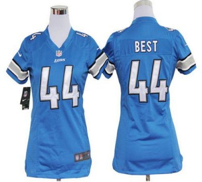 Jerseys Factory Cheap Nike Lions #44 Jahvid Best Light Blue Team