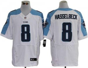 Jerseys Factory Cheap Nike Titans #8 Matt Hasselbeck White Men's
