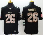 Jerseys Factory Cheap Nike Vikings #26 Trae Waynes Black Men's S