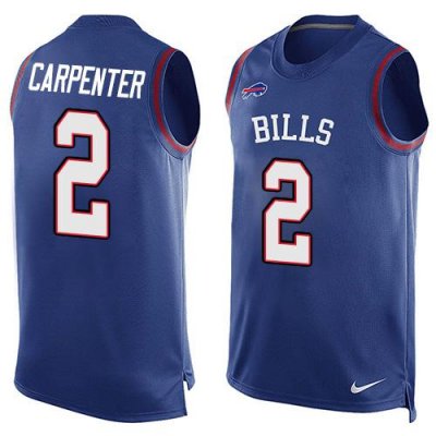 Jerseys Factory Cheap Nike Bills #2 Dan Carpenter Royal Blue Tea