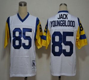 Jerseys Factory Cheap Mitchell And Ness Rams #85 Jack Youngblood