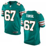 Jerseys Factory Cheap Nike Dolphins #67 Laremy Tunsil Aqua Green