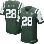 Jerseys Factory Cheap Nike Jets #28 Curtis Martin Green Team Col