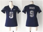 Jerseys Factory Cheap Nike Cowboys #9 Tony Romo Navy Blue Women'