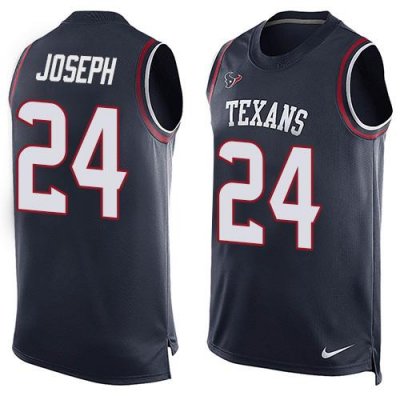 Jerseys Factory Cheap Nike Texans #24 Johnathan Joseph Navy Blue