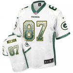 Jerseys Factory Cheap Nike Packers #87 Jordy Nelson White Men's