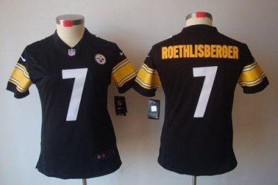 Jerseys Factory Cheap Nike Steelers #7 Ben Roethlisberger Black