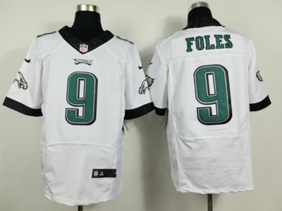 Jerseys Factory Cheap Nike Eagles #9 Nick Foles White Men's Stit