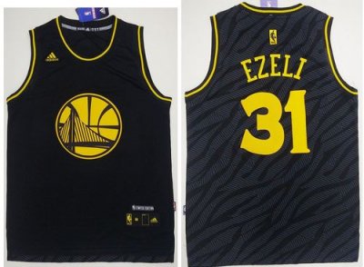 Jerseys Factory Cheap Warriors #31 Festus Ezeli Black Precious M