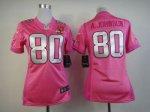 Jerseys Factory Cheap Nike Texans #80 Andre Johnson Pink With 10