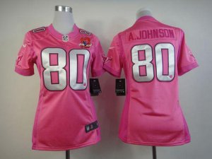 Jerseys Factory Cheap Nike Texans #80 Andre Johnson Pink With 10