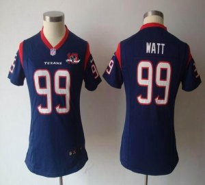 Jerseys Factory Cheap Nike Texans #99 J.J. Watt Navy Blue Team C