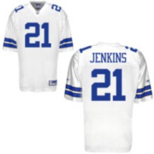 Jerseys Factory Cheap Cowboys #21 Mike Jenkins White Stitched NF