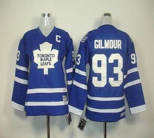 Jerseys Factory Cheap Maple Leafs #93 Doug Gilmour Blue Home Emb