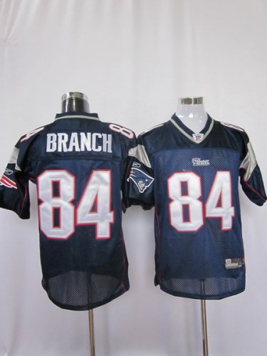 Jerseys Factory Cheap Patriots #84 Deion Branch Dark Blue Stitch