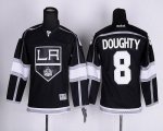 Jerseys Factory Cheap Kings #8 Drew Doughty Black Home Embroider