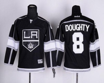 Jerseys Factory Cheap Kings #8 Drew Doughty Black Home Embroider