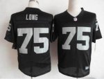Jerseys Factory Cheap Nike Raiders #75 Howie Long Black Team Col