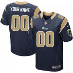 Jerseys Factory Cheap Nike St. Louis Rams Customized Navy Blue E