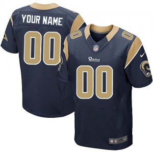 Jerseys Factory Cheap Nike St. Louis Rams Customized Navy Blue E
