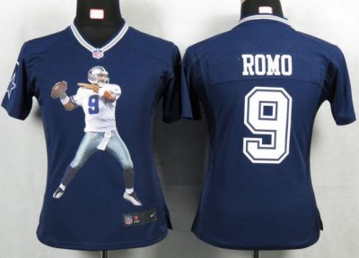 Jerseys Factory Cheap Nike Cowboys #9 Tony Romo Navy Blue Team C