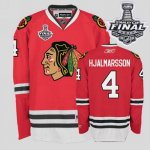 Jerseys Factory Cheap Blackhawks #4 Nikals Hjalmarsson Embroider