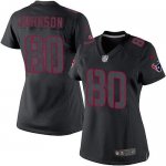 Jerseys Factory Cheap Nike Texans #80 Andre Johnson Black Impact