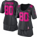 Jerseys Factory Cheap Nike Texans #80 Andre Johnson Dark Grey Wi